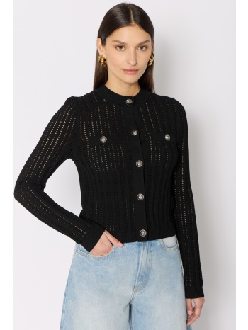 berenice γυναικεία ζακέτα slim fit από διάτρητο πλεκτό με σε προσφορά