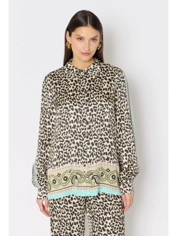 berenice γυναικείο πουκάμισο regular fit jungle print σε προσφορά