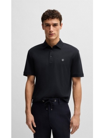 boss ανδρικό polo c-parris 01 regular fit από μερσεριζέ
