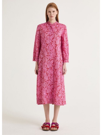 maliparmi γυναικείο midi φόρεμα βαμβακερό με μοτίβο paisley σε προσφορά