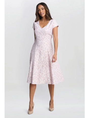 gina bacconi γυναικείο φόρεμα jacquard με ανάγλυφο σε προσφορά