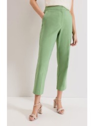 phase eight γυναικείο παντελόνι 7/8 από βιώσιμο βαμβάκι με ίσια γραμμή regular fit σε πράσινο