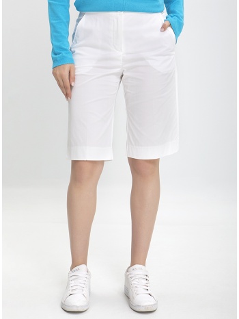 βερμούδα ψηλόμεση σε λευκό σε προσφορά