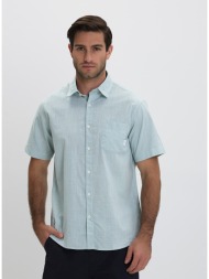 βαμβακερό πουκάμισο με τσέπη slim fit