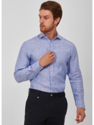 πουκάμισο λινό slim fit