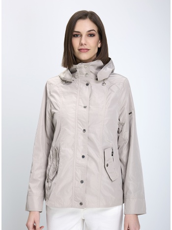 γυναικείο μπουφάν κανονική γραμμή πολυεστέρας με κουκούλα σε προσφορά