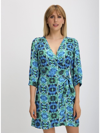 φόρεμα print mini με wrap ζώνη σε προσφορά
