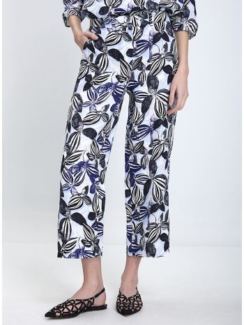 gerry weber γυναικείο παντελόνι κανονική γραμμή λινό με σε προσφορά