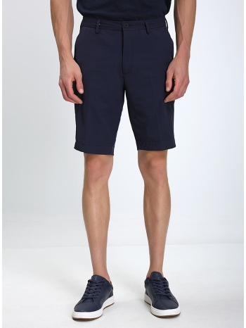 markup ανδρική βερμούδα κανονική γραμμή με ρεβέρ μπλε σκούρο σε προσφορά