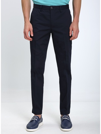 markup ανδρικό παντελόνι slim fit βαμβακερό με ελαστίνη μπλε σε προσφορά
