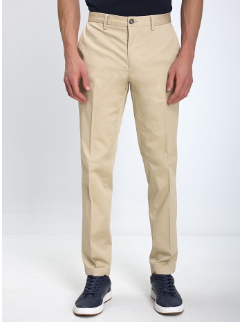 markup ανδρικό παντελόνι slim fit βαμβακερό με ελαστίνη μπλε σε προσφορά