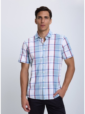 βαμβακερό καρό πουκάμισο classic fit σε προσφορά