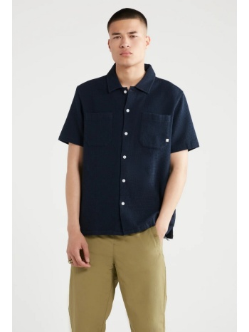 farah πουκάμισο astro modern fit σε μπλε σκούρο