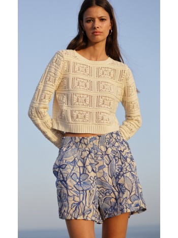 luna llena γυναικείο σορτς με στάμπα cassis regular fit σε σε προσφορά