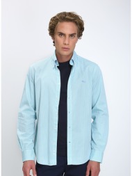 harmont & blaine ανδρικό πουκάμισο regular fit βαμβακερό ριγέ