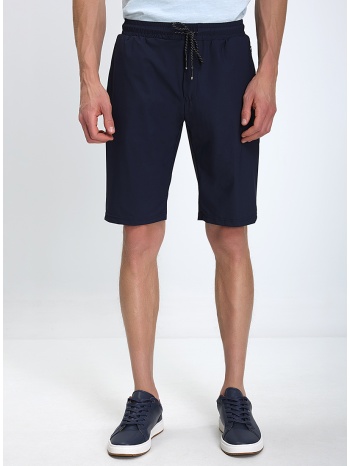 markup ανδρική βερμούδα κανονική γραμμή με λάστιχο μπλε σε προσφορά