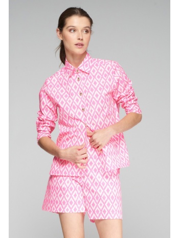 vilagallo γυναικείο σορτς βαμβακερό με ikat floral print σε προσφορά