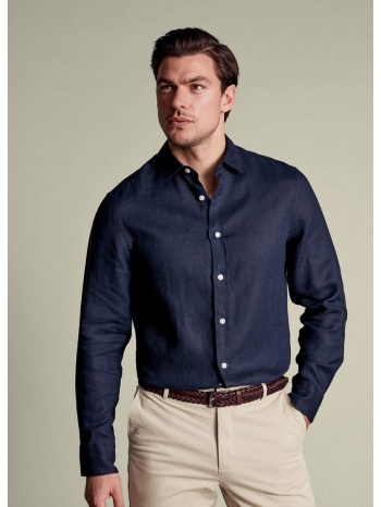 charles tyrwhitt ανδρικό λινό πουκάμισο slim fit