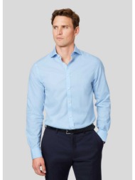 charles tyrwhitt ανδρικό πουκάμισο βαμβακερό cutaway collar slim fit σε sky blue