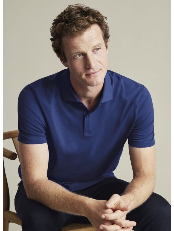 charles tyrwhitt ανδρικό polo με stretch πικέ cutaway σε προσφορά