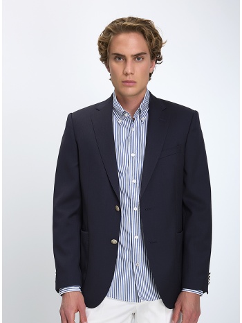 kaiser hoff ανδρικό σακάκι regular fit σκούρο μπλε σε προσφορά