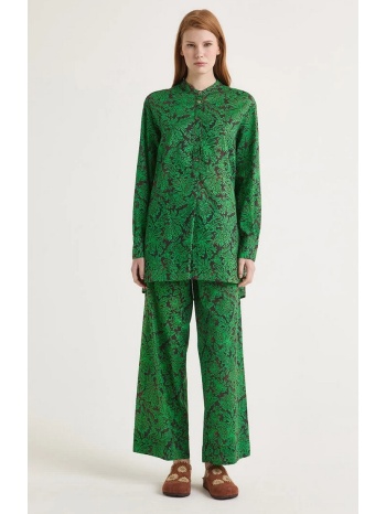 maliparmi γυναικείο μακρύ πουκάμισο βαμβακερό με κεντήματα σε προσφορά