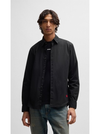 hugo ανδρικό πουκάμισο slim fit με κλασικό γιακά