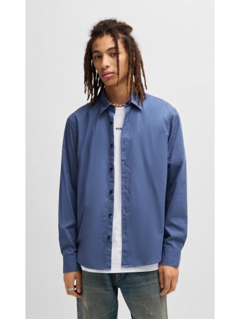 hugo ανδρικό πουκάμισο slim fit με κλασικό γιακά