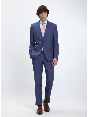 kaiser hoff ανδρικό κοστούμι modern fit σε μπλε σε προσφορά