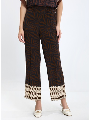 seventy venezi γυναικείο παντελόνι regular fit με γραφικό σε προσφορά