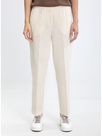 senenty venezi γυναικείο παντελόνι regular fit με ελαστική σε προσφορά