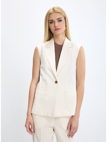 seventy venezi γυναικείο γιλέκο regular fit με κουμπί σε προσφορά