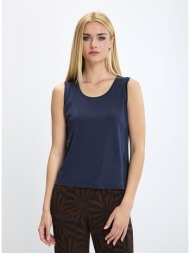 γυναικείο τοπ με στρογγυλή λαιμόκοψη και άνετη γραμμή