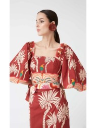 γυναικείο τοπ με τροπικό ...