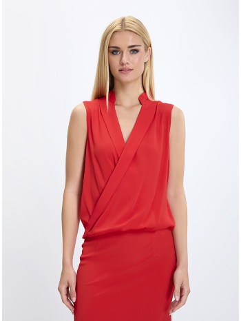 seventy venezia γυναικείο αμάνικο τοπ κρουαζέ με όρθιο σε προσφορά