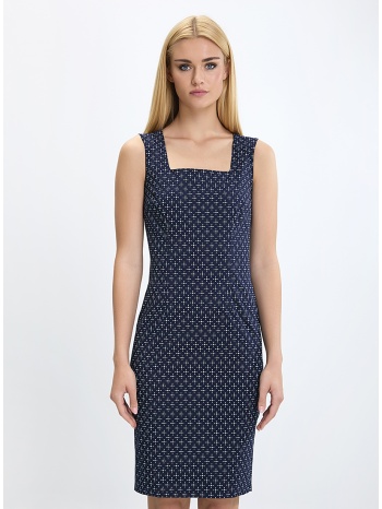 γυναικείο κοντό φόρεμα με γραφικό print και τετράγωνη σε προσφορά