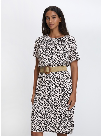 γυναικείο midi φόρεμα all over print regular fit σε σε προσφορά