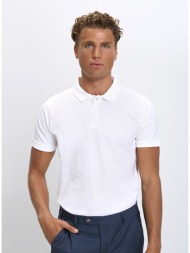 ανδρική μπλούζα polo βαμβακερή regular fit