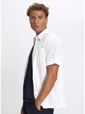 ανδρικό πουκάμισο regular fit βαμβακερό κοντομάνικο με σε προσφορά