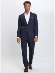 vardas ανδρικό κοστούμι modern fit με μικροσχέδιο σε μπλε