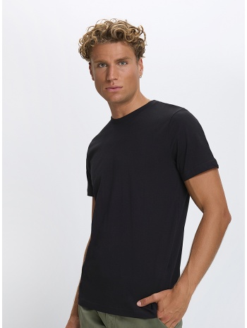 ανδρικό t-shirt regular fit βαμβακερό με στρογγυλή λαιμόκοψη σε προσφορά