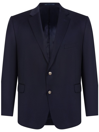 kaiser hoff plus size ανδρικό σακάκι regular fit σε σκούρο