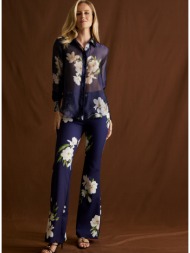 enzzo παντελόνι rosalia - navy