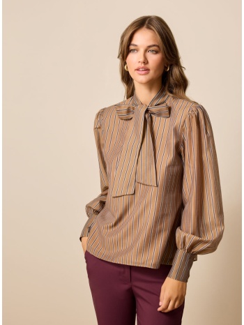 enzzo μπλούζα wesley - καφέ σε προσφορά