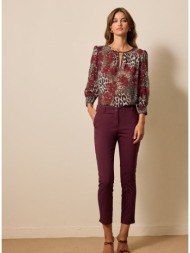 enzzo παντελόνι zarela - μπορντό