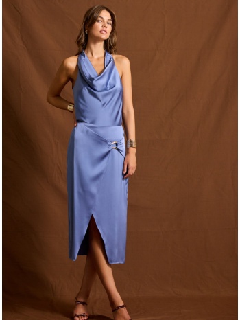 enzzo φούστα janice - μπλε ραφ σε προσφορά