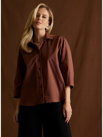 enzzo πουκάμισο mara - choco σε προσφορά