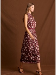 enzzo φόρεμα nina - wine