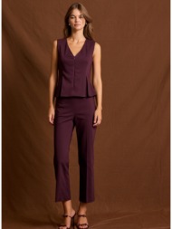 enzzo παντελόνι alena - μελιτζανί