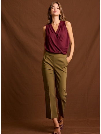 enzzo παντελόνι alena - olive σε προσφορά